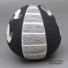 Emma Lewis, zzac2m505, Black and white seed pot with a Mimbres rabbit and geometric design - Image 2