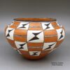 Unknown Acoma Potter, zzac2m513, Polychrome jar with a geometric design
