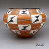 Unknown Acoma Potter, zzac2m513, Polychrome jar with a geometric design - Image 2
