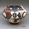 Wanda Aragon, zzac2m551, Polychrome jar with a geometric design, based on a design from the early 1800s - Image 2