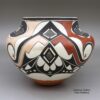 Wanda Aragon, zzac2m551, Polychrome jar with a geometric design, based on a design from the early 1800s - Image 3