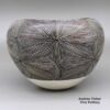 Lucy Lewis, zzac2m552, Black and white bowl with a fine line and geometric design - Image 4