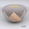 Frederica Antonio, zzac3a028, Polychrome bowl with a checkerboard geometric design