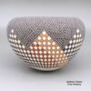 Frederica Antonio, zzac3a028, Polychrome bowl with a checkerboard geometric design - Image 2