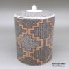 Frederica Antonio, zzac3a029, Polychrome lidded jar with a geometric design and matching lid