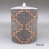 Frederica Antonio, zzac3a029, Polychrome lidded jar with a geometric design and matching lid - Image 3