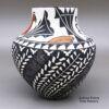 Sandra Victorino, zzac3a233m2, Jar with a parrot, fine line and geometric design - Image 3