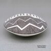 Rebecca Lucario, zzac3a270m2, Black-on-white seed pot with Mimbres dancer and geometric design - Image 2