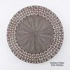 Rebecca Lucario, zzac3a271m1, Black-on-white seed pot with a fine line and geometric design