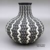 Paula Estevan, zzac3a280m1, Black and white jar with a geometric design - Image 2
