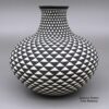 Paula Estevan, zzac3a280m2, Black-on-white jar with a geometric design - Image 2
