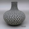 Paula Estevan, zzac3a280m4, Black and white jar with a geometric design - Image 2