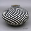 Paula Estevan, zzac3a281m1, Black and white jar with a geometric design