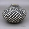 Paula Estevan, zzac3a281m2, Black-on-white jar with a geometric design