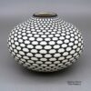 Paula Estevan, zzac3a281m3, Black-on-white jar with a geometric design