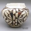 Unknown Acoma Potter, zzac3b010, Polychrome jar with a geometric design - Image 4