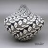 Cletus Victorino, zzac3b210, Tear drop jar with a geometric design - Image 2