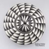 Cletus Victorino, zzac3b211, Black and white seed pot with a geometric design