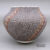 Frederica Antonio, zzac3b241, Polychrome jar with a geometric design based on a checkerboard background - Image 2