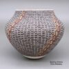 Frederica Antonio, zzac3b241, Polychrome jar with a geometric design based on a checkerboard background - Image 3