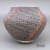 Frederica Antonio, zzac3b241, Polychrome jar with a geometric design based on a checkerboard background - Image 4