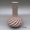 Paula Estevan, zzac3b243, Tall neck jar with a geometric design