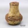 Unknown Acoma Potter, zzac3b275, Polychrome jar with two opening and a flower and geometric design - Image 4