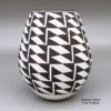 Lucy Lewis, zzac3b567, Black and white jar with a geometric design - Image 4