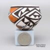 Lucy Lewis, zzac3b574, Miniature bowl with geometric design - Image 3