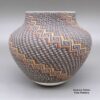 Frederica Antonio, zzac3c031, Polychrome jar with a checkerboard geometric design - Image 2
