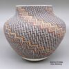 Frederica Antonio, zzac3c031, Polychrome jar with a checkerboard geometric design - Image 3