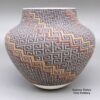 Frederica Antonio, zzac3c031, Polychrome jar with a checkerboard geometric design - Image 4