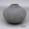 Paula Estevan, zzac3c081, Black and white jar with a geometric design