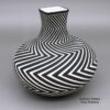 Paula Estevan, zzac3c082m1, Black and white jar with a geometric design