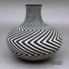 Paula Estevan, zzac3c082m1, Black and white jar with a geometric design - Image 2