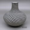 Paula Estevan, zzac3c082m2, Black and white jar with a geometric design