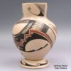 Cesar Bugarini, zzcg1l300m8, Polychrome jar with geometric design and matching stand - Image 2