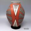 Mirna Hernandez, zzcg2f326, Polychrome jar with geometric design - Image 3