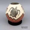 Octavio Silveira, zzcg2f334m3: Polychrome jar with sea turtle and geometric design