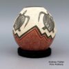 Octavio Silveira, zzcg2f334m3: Polychrome jar with sea turtle and geometric design - Image 3