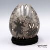 Alex Ortega, zzcg2f357m2, Black jar with sgraffito rabbit, lizard and geometric design - Image 2