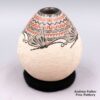 Octavio Silveira, zzcg2f360m2, Polychrome jar with sgraffito butterflies and geometric design