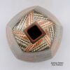 Luz Elva Gutierrez, zzcg2j298, Pentagonal polychrome jar with a cuadrillos and geometric design - Image 4