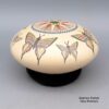 Oscar Ramirez, zzcg2j303m10, Polychrome seed pot with butterfly and geometric design