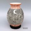 Hector Javier Martinez, zzcg2j313m4: Polychrome jar with sgraffito Night of the Dead design