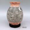Hector Javier Martinez, zzcg2j313m4: Polychrome jar with sgraffito Night of the Dead design - Image 4