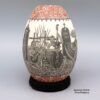 Hector Javier Martinez, zzcg2j313m6: Polychrome jar with sgraffito Day of the Dead design - Image 2