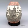 Hector Javier Martinez, zzcg2j313m6: Polychrome jar with sgraffito Day of the Dead design - Image 4