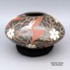 Elicena Cota, zzcg2j320m3, Polychrome jar with hummingbird, flower and branch design