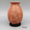 Hector Javier Martinez, zzcg2k280m12: Red-and-white jar with sgraffito Virgin Mary, angel and geometric design - Image 4